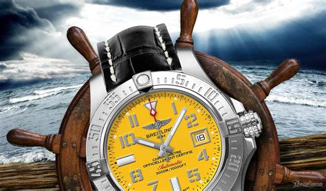 breitling seawolf yellow review|breitling seawolf chrono.